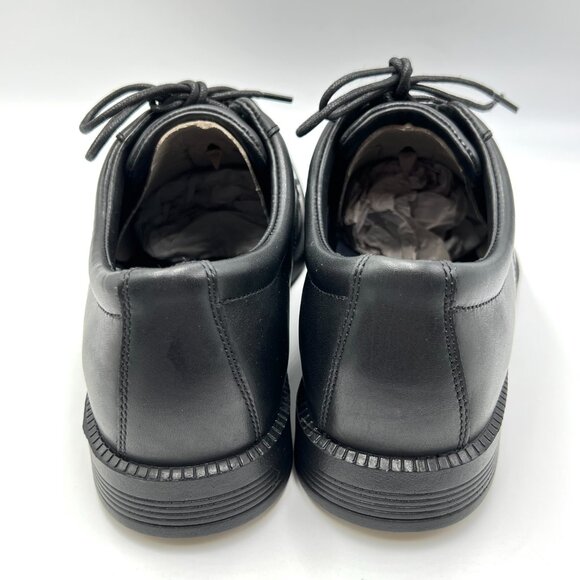 Rockport Mens Size 8 Dressports Plain Toe Black‎ Leather Oxfords Shoes main image 9